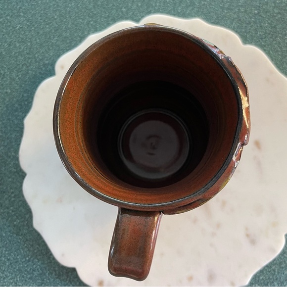 Mudworks Pottery Sunflower Mug 3D Handmade USA - Picture 5 of 8